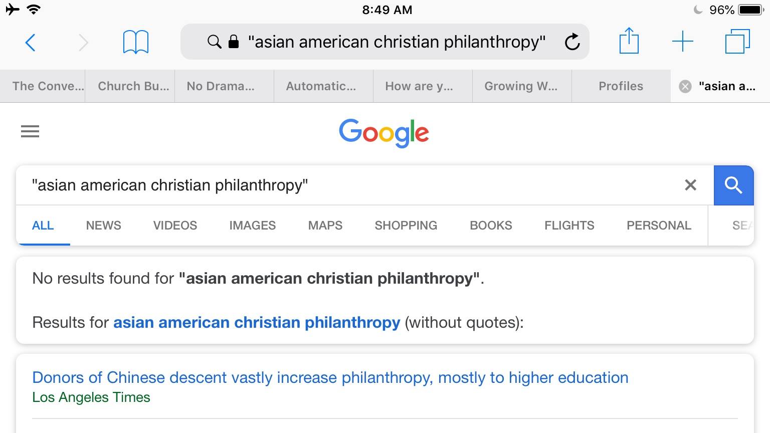 Asian American Christian philanthropy