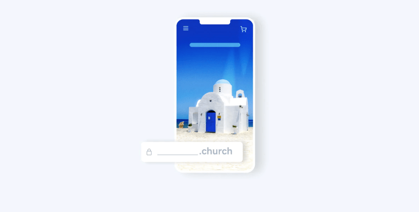 How can I get a .CHURCH domain name?
